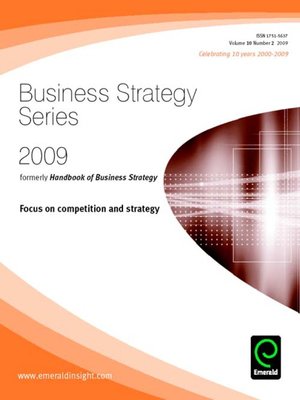 cover image of Business Strategy Series, Volume 10, Issue 2